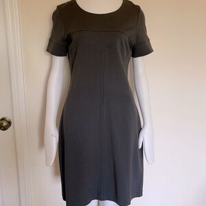 Zara collection charcoal gray shift dress size M